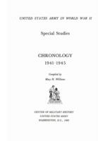 Chronology of the U.S. Army in World War II - cover