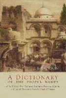 A Dictionary of Scripture Proper Names - J B Jackson - cover