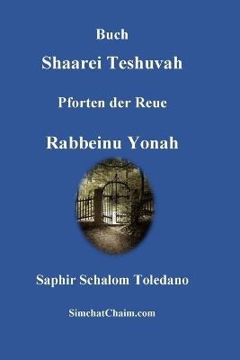 Buch Shemirat HaLashon - Das Hüten der Zunge - Rabbeinu Yonah - cover