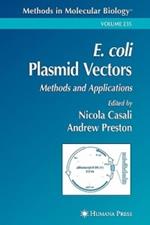 E. coli Plasmid Vectors: Methods and Applications