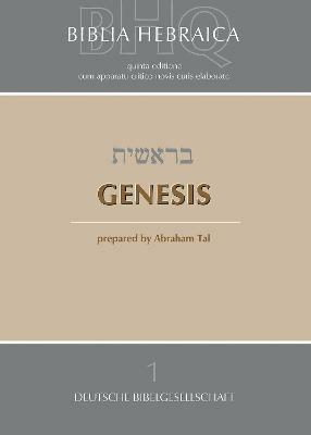 Biblia Hebraica Quinta: Genesis - German Bible Society - cover
