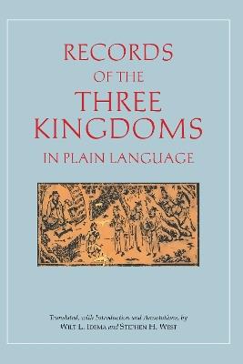 Records of the Three Kingdoms in Plain Language - Anonymous - cover