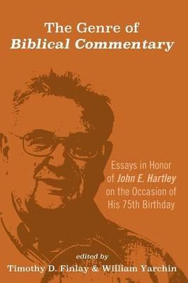 The Genre of Biblical Commentary - cover