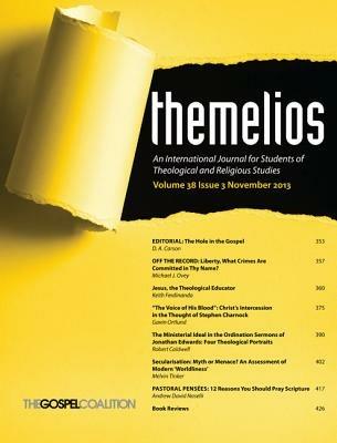 Themelios, Volume 38, Issue 3 - cover