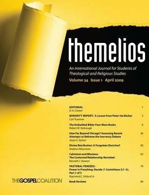Themelios, Volume 34, Issue 1 - cover