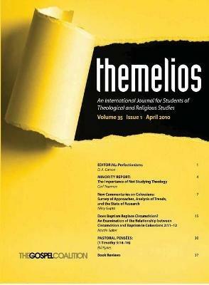 Themelios, Volume 35, Issue 1 - cover