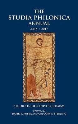 The Studia Philonica Annual XXIX, 2017: Studies in Hellenistic Judaism - cover