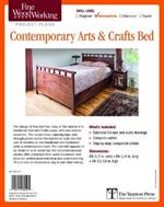 Fine Woodworking's Contemporary Arts and Crafts Bed Plan