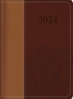 The Treasure of Wisdom - 2024 Executive Agenda - Two-Toned Brown: An Executive Themed Daily Journal and Appointment Book with an Inspirational Quotation or Bible Verse for Each Day of the Year
