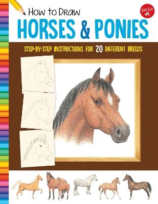 How to Draw Horses & Ponies: Step-by-step instructions for 20 different breeds - cover