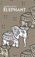 Address Book Elephant - Journals R Us - cover