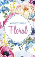 Address Book Floral - Journals R Us - cover