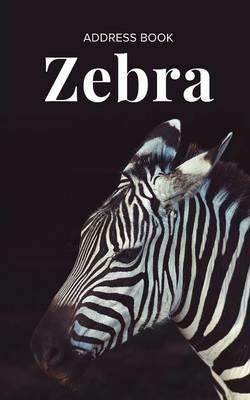 Address Book Zebra - Journals R Us - cover