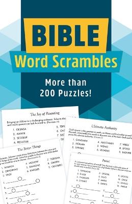 Bible Word Scrambles: More Than 200 Puzzles! - Compiled by Barbour Staff - cover
