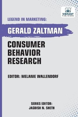 Consumer Behavior Research - Gerald Zaltman,Vibrant Publishers - cover
