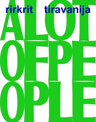 Rirkrit Tiravanija: A LOT OF PEOPLE - cover