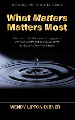 What Matters Matters Most - Wendy Lipton-Dibner - cover