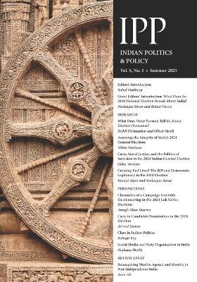 Indian Politics & Policy: Vol. 5, No. 1, Summer 2025 - cover