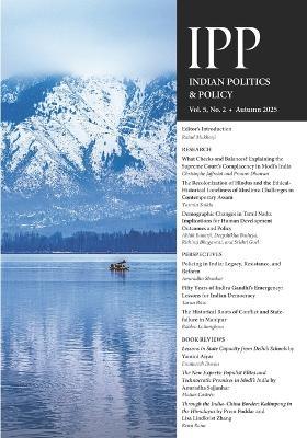 Indian Politics & Policy: Vol. 5, No. 2, Autumn 2025 - cover