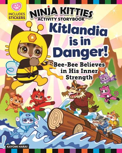 Ninja Kitties Kitlandia is in Danger! Activity Storybook - Kayomi Harai,Rob Hudnut - ebook
