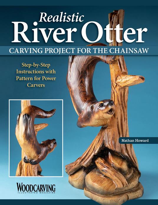 Realistic River Otter Carving Project for the Chainsaw