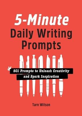5-Minute Daily Writing Prompts - Tarn Wilson - cover