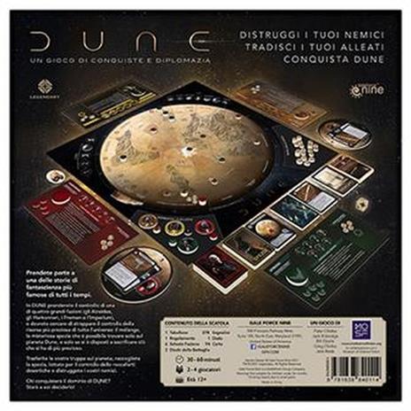 Dune - A Game Of Conquest and Diplomacy. Base - ITA. Gioco da tavolo - 4