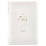 KJV Bible Giant Print Standard Faux Leather White