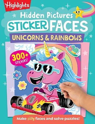 Hidden Pictures Sticker Faces: Unicorns & Rainbows - cover