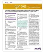 CPT 2023 Express Reference Coding Card: Pulmonary/Respiratory