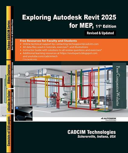 Exploring Autodesk Revit 2025 for MEP, 11th Edition