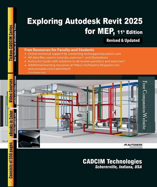 Exploring Autodesk Revit 2025 for MEP, 11th Edition