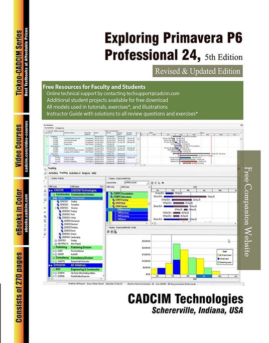 Exploring Oracle Primavera P6 Professional 24, 5th Edition
