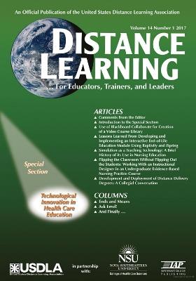 Distance Learning Vol 14 Issue 1 - cover