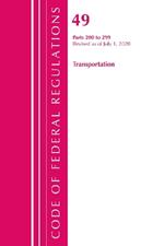 Code of Federal Regulations, Title 49 Transportation 200-299, Revised as of October 1, 2020: Part 1