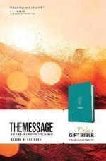 Message Deluxe Gift Bible, Hosanna Teal