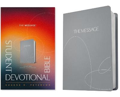 Message Student Devotional Bible Stone Gray, The - Eugene H. Peterson - cover