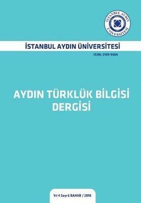 Aydin Turkluk BIlgIsI DergIsI - cover