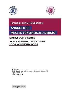 Istanbul Aydin Universitesi: Anadolu Bil Meslek Yuksekokulu Dergisi - cover