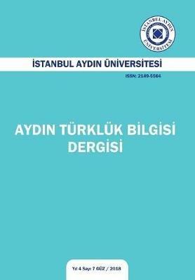 Aydin Turkluk Dilbilgisi Dergisi - cover