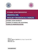 Anadolu Bil MYO Dergisi: Istanbul Aydin University