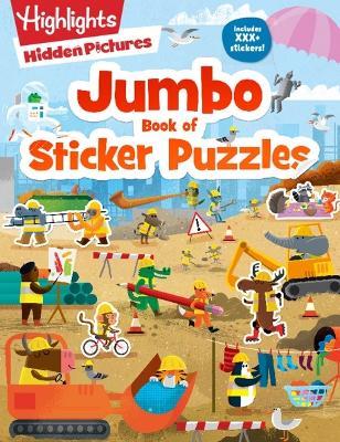 Jumbo Book of Sticker Puzzles - cover