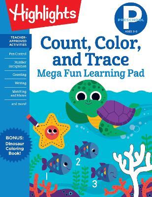 Preschool Count, Color, and Trace Mega Fun Learning Pad - cover