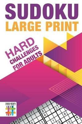 Sudoku Large Print Hard Challenges for Adults - Senor Sudoku - cover