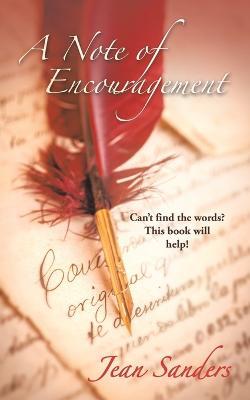 A Note of Encouragement - Jean Sanders - cover