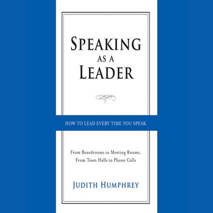 Speaking As a Leader
