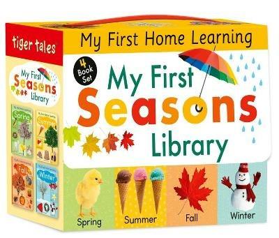 My First Seasons Library 4-Book Boxed Set: Celebrate Spring, Summer, Fall, and Winter! - Lauren Crisp - cover