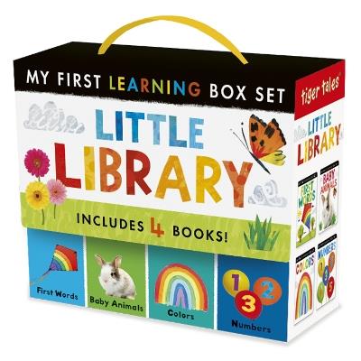 My First Learning Box Set: Little Library: First Words; Baby Animals; Colors; Numbers - Tiger Tales - cover