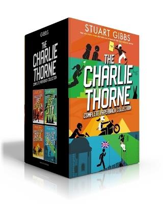 The Charlie Thorne Complete Paperback Collection (Boxed Set): Charlie Thorne and the Last Equation; Charlie Thorne and the Lost City; Charlie Thorne and the Curse of Cleopatra; Charlie Thorne and the Royal Society - Stuart Gibbs - cover