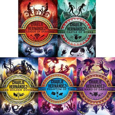 Charlie Hernández Complete Collected Set: Charlie Hernández & the League of Shadows; Charlie Hernández & the Castle of Bones; Charlie Hernández & the Golden Dooms; Charlie Hernández & the Phantom of Time; Charlie Hernández & the Hand of Darkness - Ryan Calejo - cover